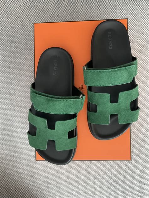 hermes green shoes